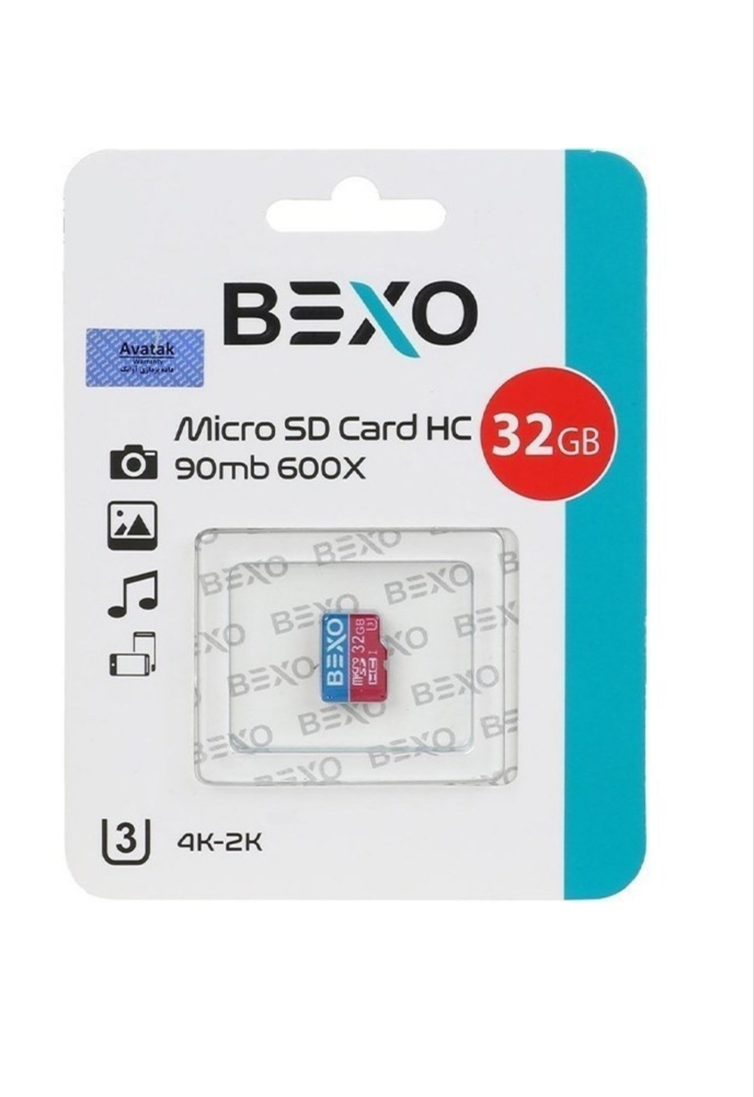 رم میکرو بکسو SD 32 گیگابایت BEXO U3 .