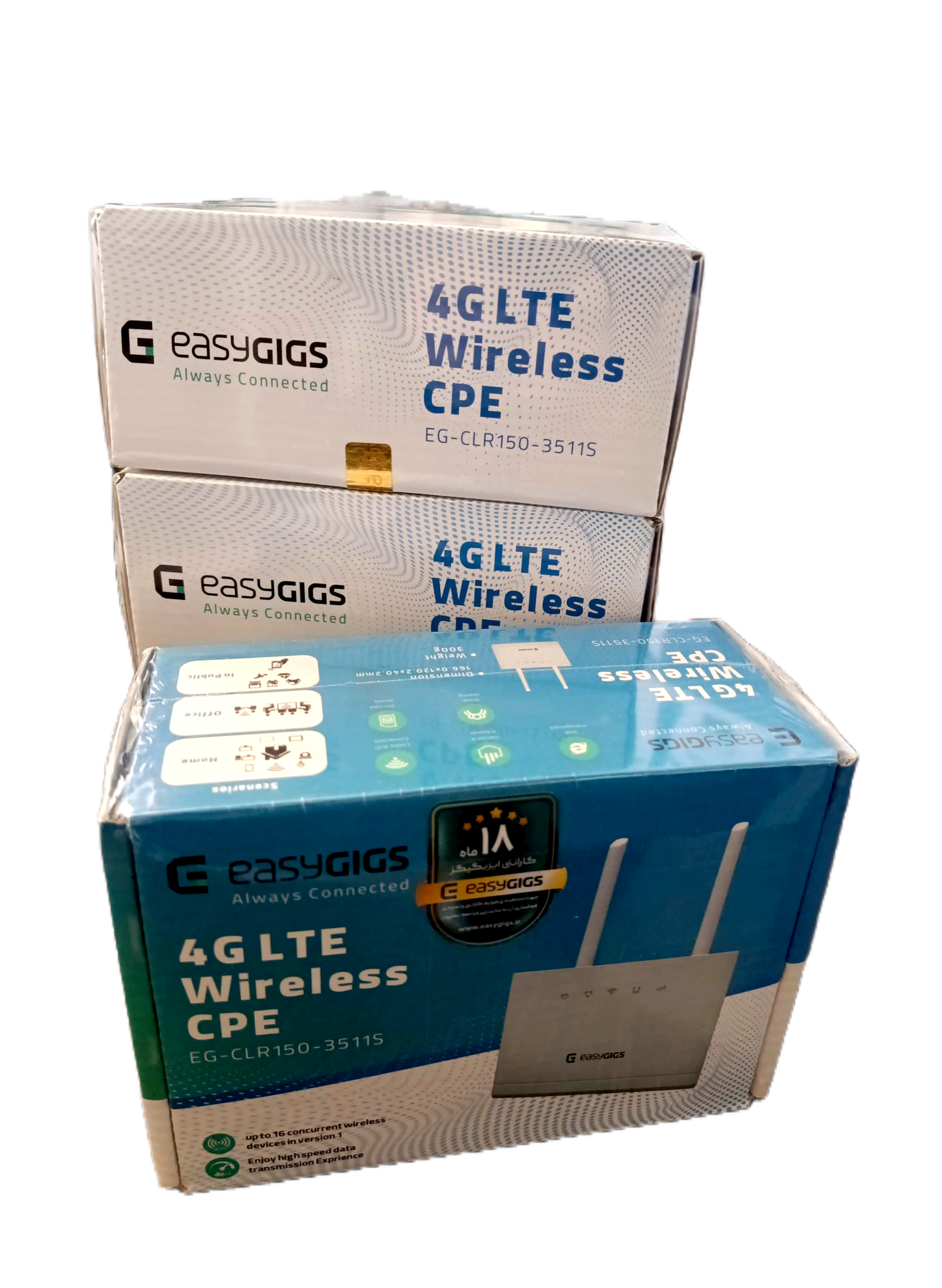 مودم 4G ایزیگیگز مبین نت مدل EG-CLR150-3511S